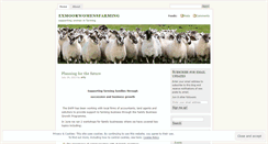 Desktop Screenshot of exmoorwomensfarming.wordpress.com