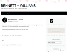 Tablet Screenshot of bennettwilliams.wordpress.com