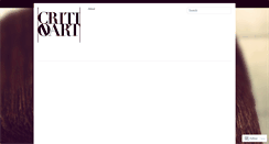 Desktop Screenshot of critiqart.wordpress.com