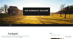 Desktop Screenshot of domesticsoldier.wordpress.com