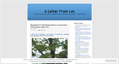 Desktop Screenshot of lesjohns.wordpress.com