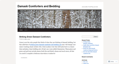 Desktop Screenshot of damaskcomforters.wordpress.com