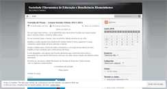 Desktop Screenshot of filarmonicariomoinhense.wordpress.com