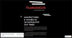 Desktop Screenshot of filminomicon.wordpress.com