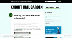 Desktop Screenshot of khgarden.wordpress.com