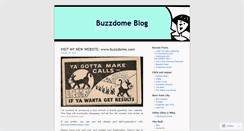 Desktop Screenshot of buzzdome.wordpress.com