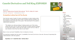 Desktop Screenshot of camelotderivativesrevealedexposed.wordpress.com