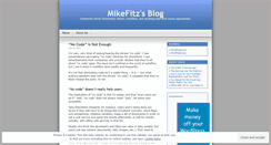 Desktop Screenshot of mikefitzmaurice.wordpress.com