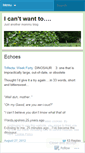 Mobile Screenshot of icantwantto.wordpress.com