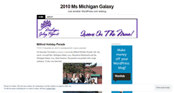 Desktop Screenshot of msmigalaxy10.wordpress.com