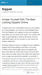 Mobile Screenshot of kippahsource3.wordpress.com
