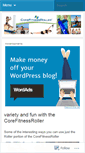 Mobile Screenshot of corefitnessroller.wordpress.com
