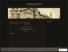 Tablet Screenshot of frommelbournewithlove.wordpress.com
