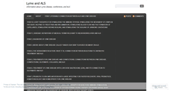 Desktop Screenshot of lymeandals.wordpress.com