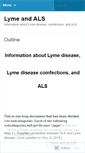 Mobile Screenshot of lymeandals.wordpress.com