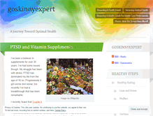 Tablet Screenshot of goskinnyexpert.wordpress.com