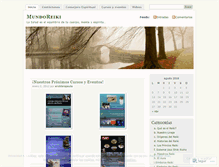 Tablet Screenshot of mundoreiki.wordpress.com