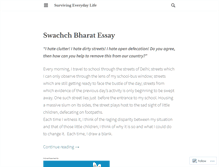 Tablet Screenshot of bharatkashyap.wordpress.com