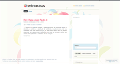 Desktop Screenshot of entreacasos.wordpress.com