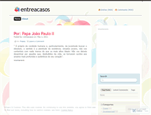 Tablet Screenshot of entreacasos.wordpress.com