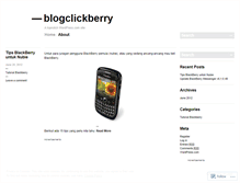 Tablet Screenshot of blogclickberry.wordpress.com