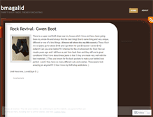 Tablet Screenshot of bmagalid.wordpress.com