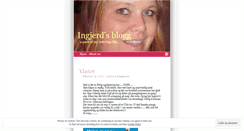 Desktop Screenshot of ingjerd.wordpress.com