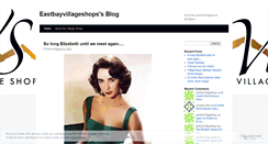 Desktop Screenshot of eastbayvillageshops.wordpress.com