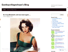 Tablet Screenshot of eastbayvillageshops.wordpress.com