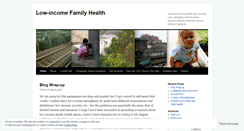 Desktop Screenshot of lowincomefamilyhealth.wordpress.com