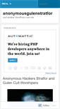 Mobile Screenshot of anonymousgulenstratfor.wordpress.com