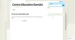 Desktop Screenshot of centroeducativodamian.wordpress.com