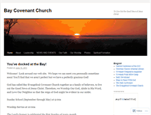 Tablet Screenshot of baycovenant.wordpress.com
