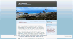Desktop Screenshot of oahugirl.wordpress.com