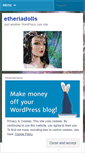 Mobile Screenshot of etheriadolls.wordpress.com