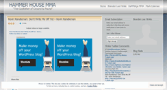 Desktop Screenshot of hammerhouse.wordpress.com