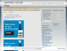 Tablet Screenshot of hammerhouse.wordpress.com