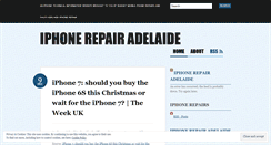 Desktop Screenshot of iphonerepairadelaide.wordpress.com