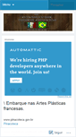 Mobile Screenshot of anodafrancanobrasil.wordpress.com
