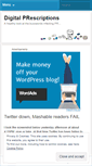 Mobile Screenshot of digitalprescriptions.wordpress.com