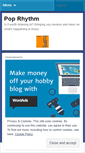 Mobile Screenshot of poprhythmblog.wordpress.com