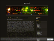 Tablet Screenshot of gratefulted.wordpress.com