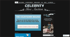 Desktop Screenshot of celebrityshoecampaign.wordpress.com