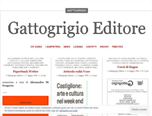 Tablet Screenshot of gattogrigio.wordpress.com
