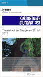 Mobile Screenshot of kulturtreff.wordpress.com