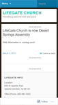 Mobile Screenshot of ajlifegate.wordpress.com