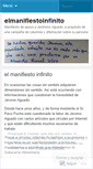 Mobile Screenshot of elmanifiestoinfinito.wordpress.com