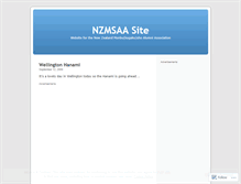 Tablet Screenshot of nzmsaa.wordpress.com