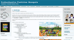 Desktop Screenshot of irakasfuntzioa.wordpress.com