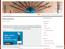 Tablet Screenshot of museosdearmas.wordpress.com